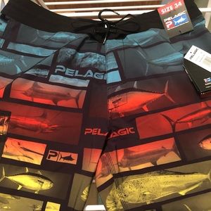 Pelagic swim trunks. Size 34 NWT
